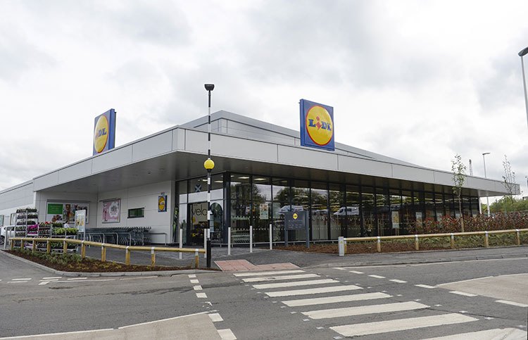 Lidl's newest Scottish store in Paisley