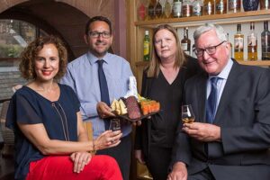 (L-R): Fiona Richmond (Scotland Food & Drink), James Withers (Chief Executive at Scotland Food & Drink), Wendy Neave (Head of Events at Scotch Whisky Experience), and Fergus Ewing MSP.