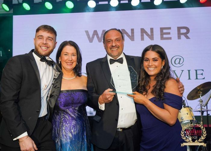 Italian Restaurant Ciro s wins Best Newcomer Award Larder Magazine