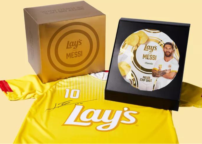 Frito-Lay North America, Inc. a Division of PepsiCo

To enter the contest, go to the @Lays account on Instagram, TikTok, or X and comment on the post announcing Messi’s goal and the start of the contest using the hashtags # OHLAYS and # sweepstakes.