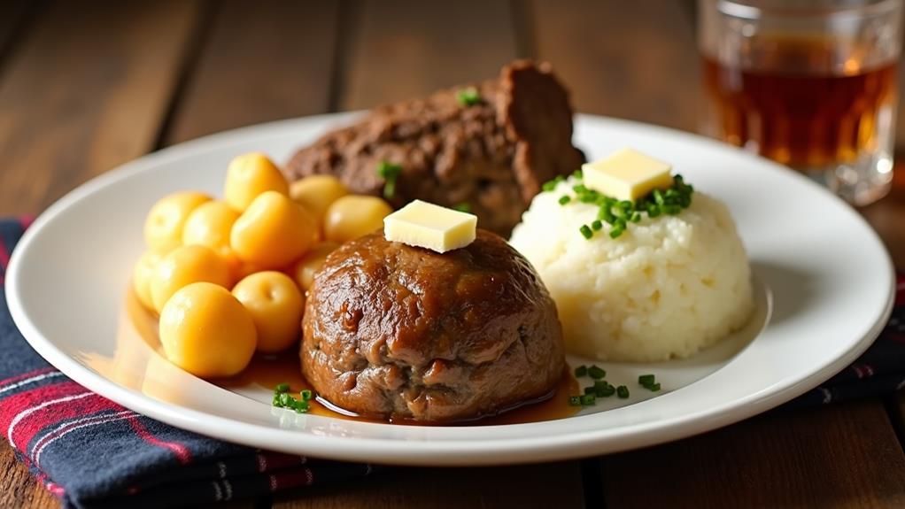 scottish dish with accompaniments