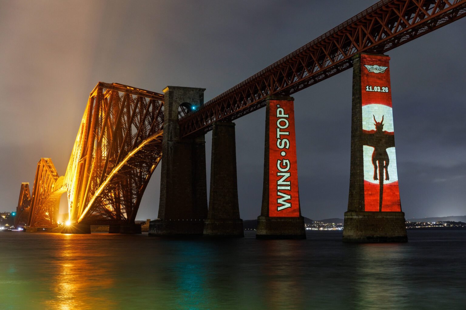 Wingstop Light Dragons light up Scotland to mark Wingstop’s fiery new flavour launch ...