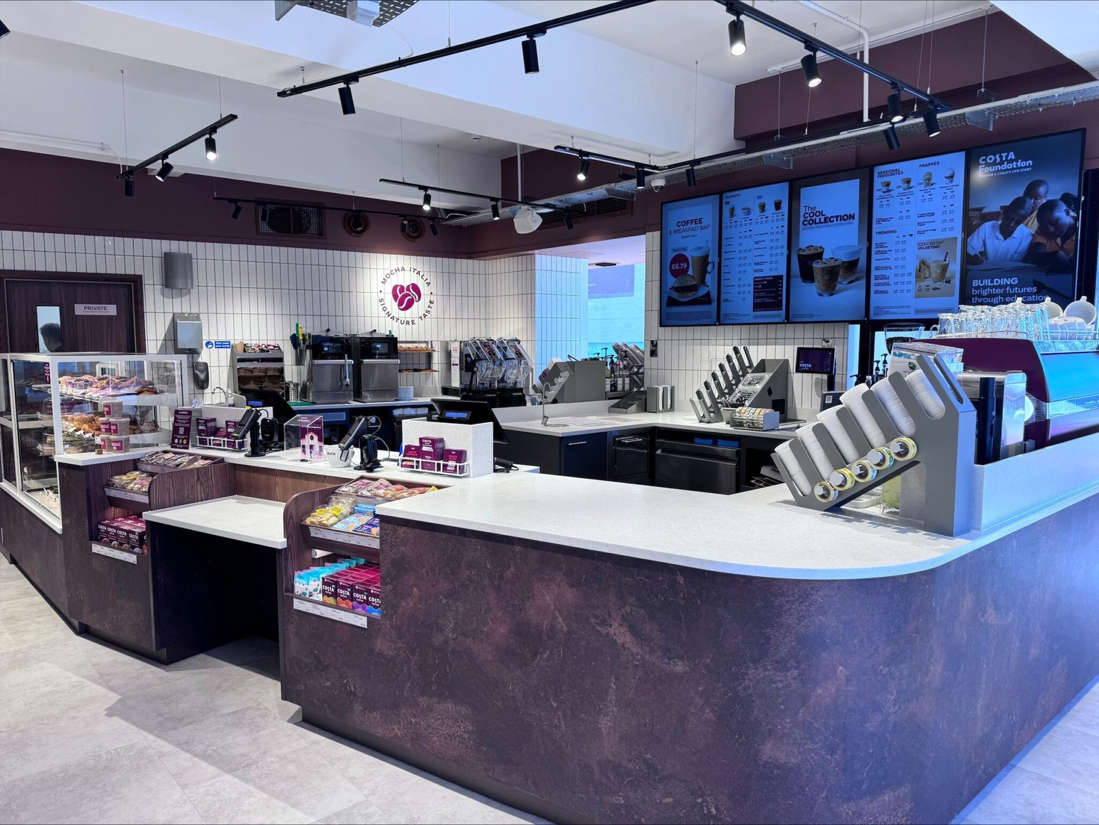Costa In Store Costa opens £500k Princes Street store with castle views - Larder Magazine