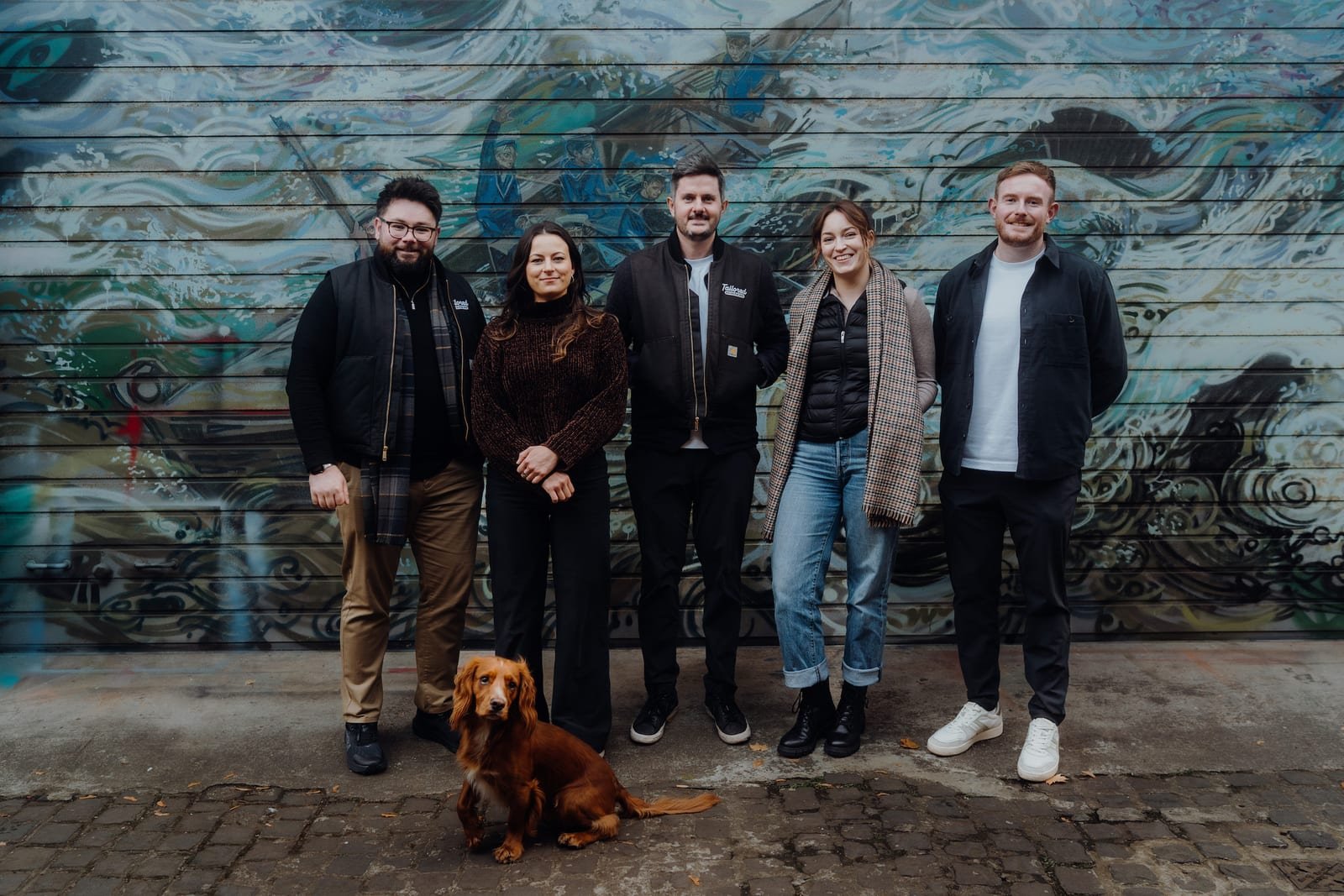 L-R: Adam Harding, Hannah Sneddon, Tom Costello, Rachel MacRae, Carl Johnstone (Credit: Tailored Spirits Co.)