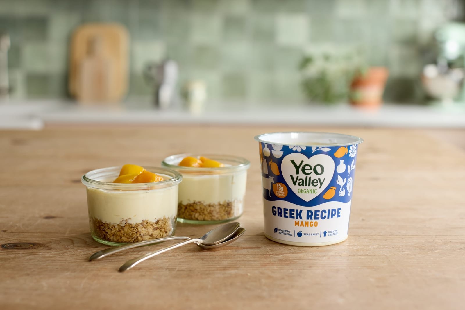 Mango Greek Recipe Yogurt (Credit: Yeo Valley Organic)