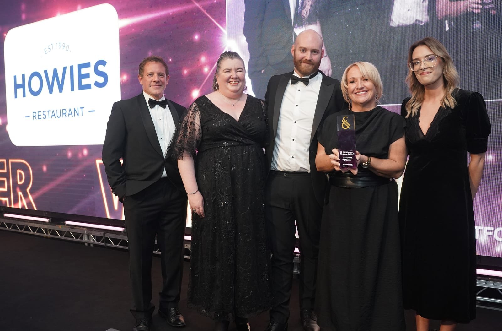 Howies Team at the Food & Drink Excellence Awards 2026 (Credit: Howies)