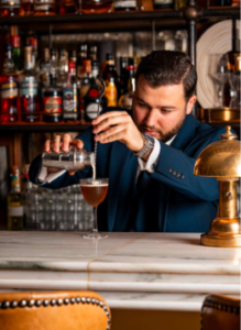 Mattia Rovaris, Bartender (Credit: Bar Prince at The Barmoral)