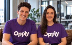 Martin Postel and Helen Murphy, Co-founder (Credit: Opply)
