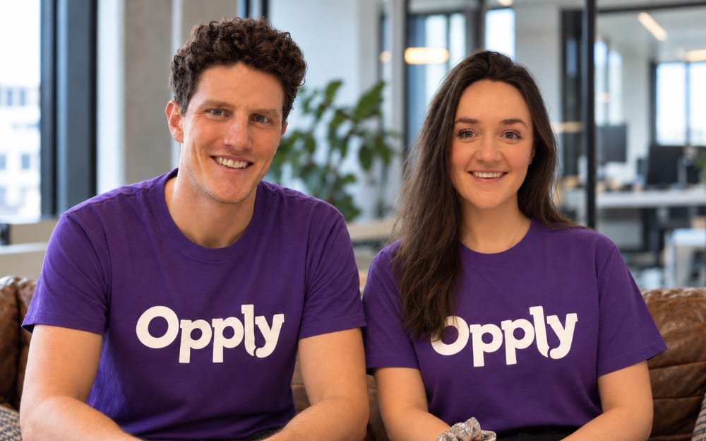 Martin Postel and Helen Murphy, Co-founder (Credit: Opply)