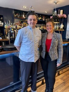 Graham Mitchell and Cerri McDonald (Credit: NESBA)
