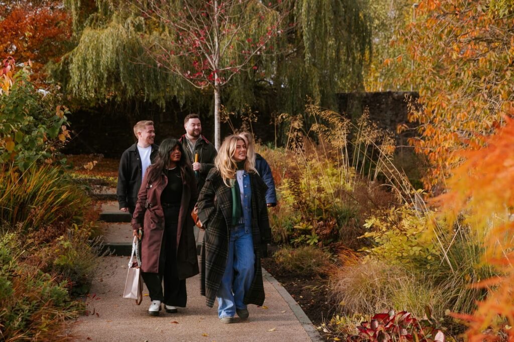 Glenkinchie Distillery gardens (Credit: Glenkinchie Distillery)